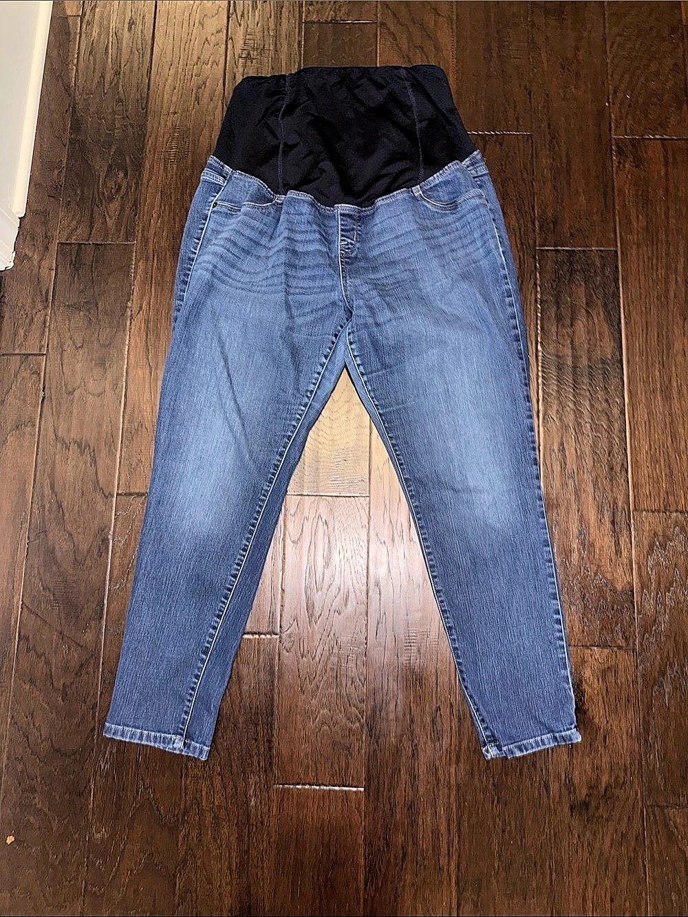 Isabel Maternity Skinny Entubado Maternity Jeans Skinny Maternity Jeans in Blue